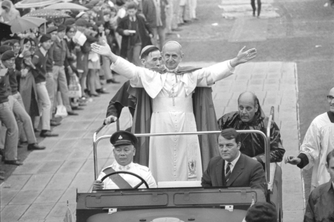 保祿六世1970年到訪香港